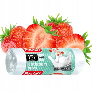 WORKI NA ŚMIECI ŁAZIENKOWE 15L 40SZT ZAPACHOWE TRU