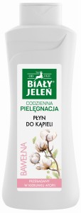 Płyn do kąpieli Biały Jeleń 750 ml z bawełną 