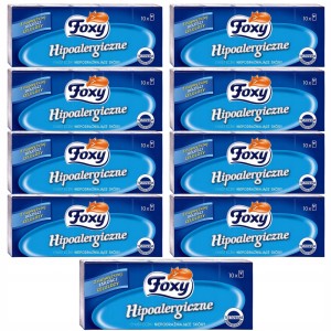 Foxy Chusteczki Higieniczne Hipoalergiczne 9 szt