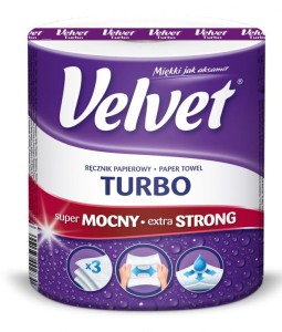 VELVET Ręcznik Papierowy SUPER MOCNY Turbo 3-war
