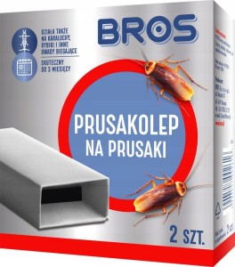BROS Łep Pułapka Karaluchy Rybiki Prusaki MOCNY x2
