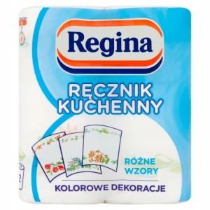 RĘCZNIK PAPIEROWY UNIWERSALNY REGINA BIAŁY 2SZT.
