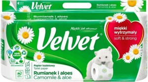 Papier Toaletowy Velvet RUMIANEK ALOES 8szt