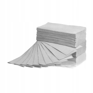 Ręcznik Papierowy ZZ SZARY 1-warstwowy - 200szt.