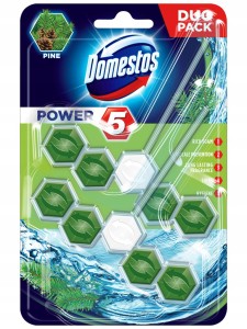 Domestos Duo Power 5 PINE Zawieszka do WC 2szt