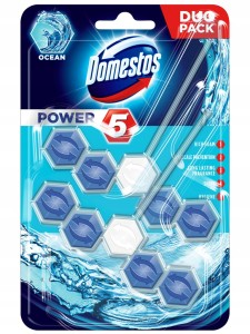Domestos Power 5 Ocean Morska Zawieszka do WC 2x55