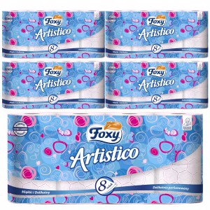 Foxy Papier Toaletowy Artistico Różowy 40 szt