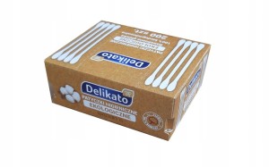 Patyczki higieniczne Delikato ECO PUDEŁKO 200 szt