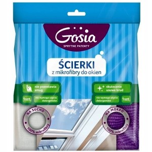 Gosia Ścierki z Mikrofibry Do Mycia Okien 2szt