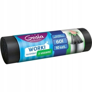Gosia Worki na śmieci mocne z uszami 10 x 60l