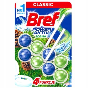 Kulki do WC Bref Power Aktiv Las Sosna 2x50g