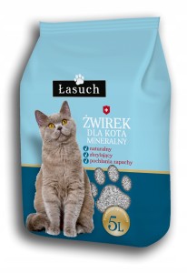 ŻWIREK DLA KOTA MINERALNY bentonitowy ŁASUCH 5L