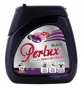 Perlux Black Perły Kapsułki DO PRANIA Czerń 24szt