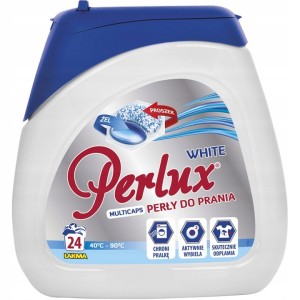 Perlux White Perły Kapsułki DO PRANIA BIEL 24szt