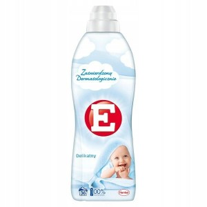 E Delikatny Płyn do płukania tkanin 36 prań 900ml