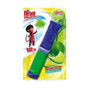 Dr Devil Krążki żelowe do WC Lime Twister 75ml