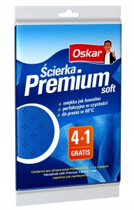 OSKAR ŚCIERKA PREMIUM SOFT DUŻA 4+1 SZT