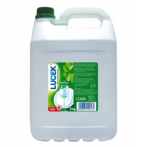 Lucek płyn do mycia naczyń 5kg - mięta WYDAJNY
