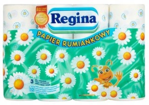Papier toaletowy Regina rumiankowy