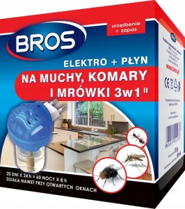 Płyn Bros 118 na muchy komary mrówki 30 ml 3w1