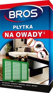 BROS Płytka na owady - Muchy Komary Mrówki Mole