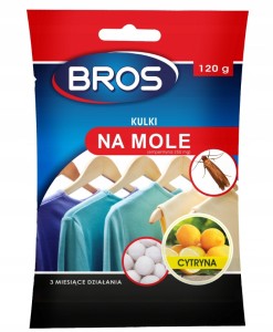 Kulki na mole Bros 20 sztuk cytryna