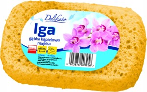 Delikato gąbka kąpielowa Iga 1 szt.