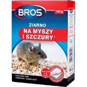 Ziarno Na Myszy I Szczury 140g BROS