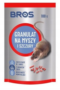 Bros GRANULAT 100g na Myszy i Szczury Doypack