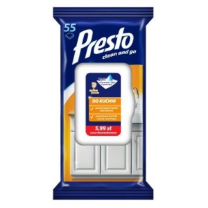 Ściereczki czyszczące do Kuchni Presto 55 sztuk