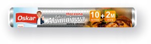 OSKAR TŁOCZONA FOLIA ALUMINIOWA 12M