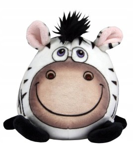 MASKOTKA MIĘKKA ZEBRA PLUSZAK PRZYTULANKA