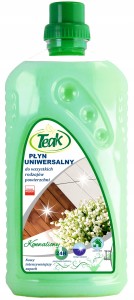 TEAK Płyn do Mycia Podłóg Konwalia JAKOŚĆ 1l