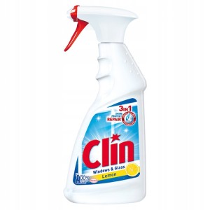 CLIN Płyn do Mycia Szyb Okien z Pompką LEMON 500ml
