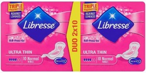 LIBRESSE Podpaski Ultra Wing Normal Chłonne 20szt.
