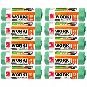 Worki na śmieci 35l BIODEGRADOWALNE Mocne 150szt