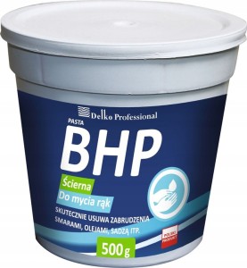 PASTA BHP ŚCIERNA DO RĄK PRANIA 500g DELKO WYDAJNA