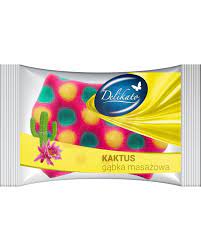 Delikato gąbka do masażu Kaktus 1szt