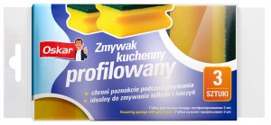 Zmywak kuchenny Profilowany Oskar 3 szt.
