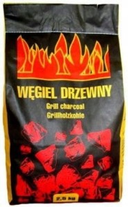 Węgiel drzewny  GRILL 2,5kg 