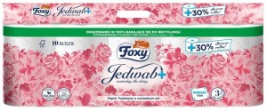 Papier toaletowy FOXY JEDWAB DELIKATNY 10 ROLEK