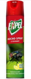 EXPEL Muchospray na MUCHY KOMARY CYTRYNA 400ml