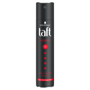 Lakier Taft Czarny Power  5 250ml 