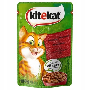 Karma dla kota KiteKat 100g wołowina
