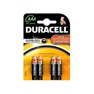 Baterie Duracell '4 LR03 AAA
