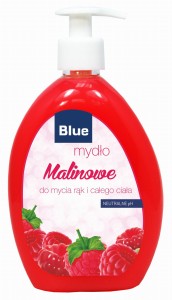 Mydło w płynie malinowe do rąk i całego ciała 500ml