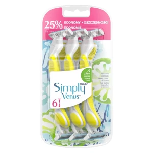 Maszynka Gillette Venus Simply '6 żółta