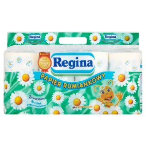 Papier toaletowy Regina 8 rolek rumianek mrówa