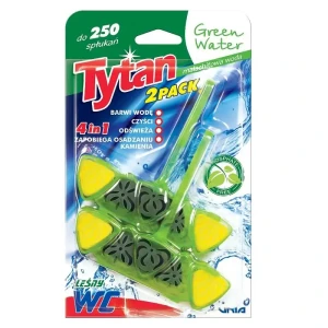 WC koszyk Tytan barwiący wodę 2x40g Green Water