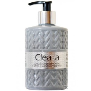 Mydło Cleava pompka 400 ml szare 